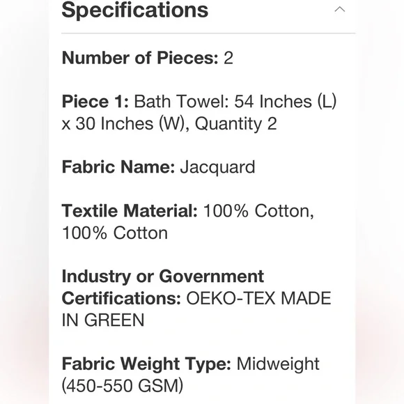 2!!!! THRESHOLD NWT traditional garden floral bath towels -green - Picture 7 of 9